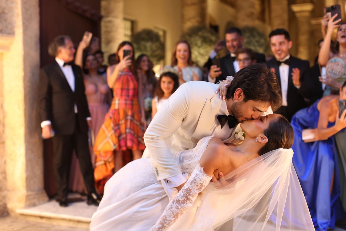 Foto: Boda de Silvy Araújo y Andrés Felipe Pino