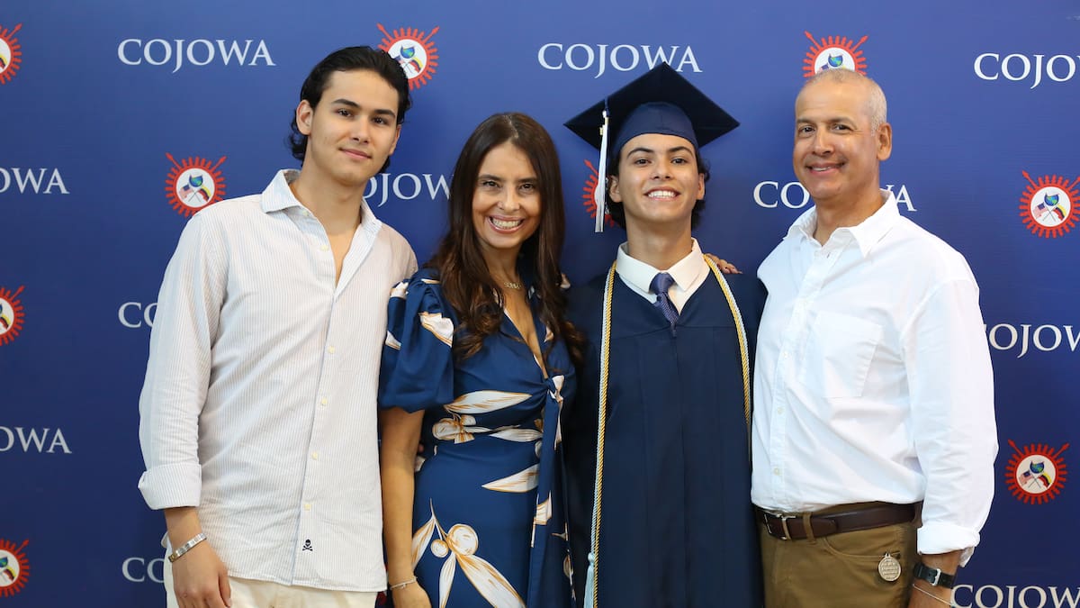 Samuel Ibarra, Paola Cavalli, Gerónimo Ibarra y Abraham Ibarra.