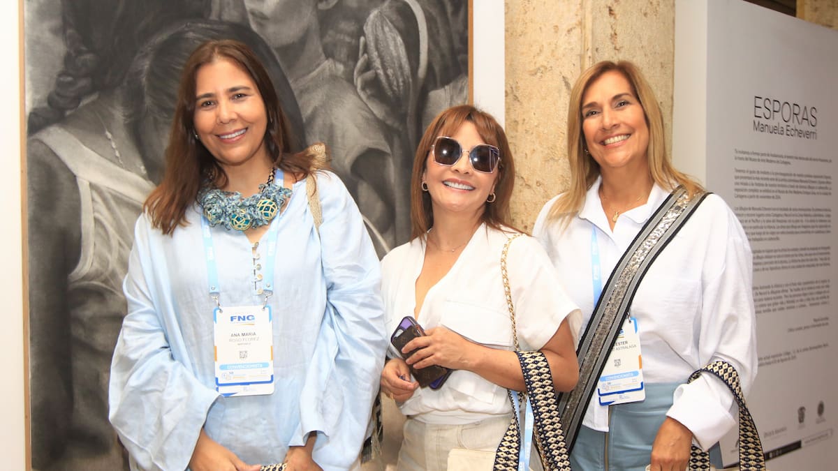 Ana María Roso, Francy Arias y Lilo Castillo.