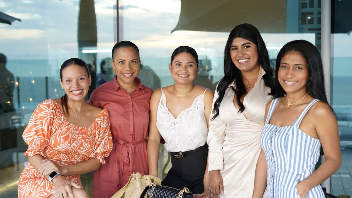 Tatiana Rodríguez, Thairina Atencio, Leidys Rivero, Delcy de Ávila y Dálida Orozco.