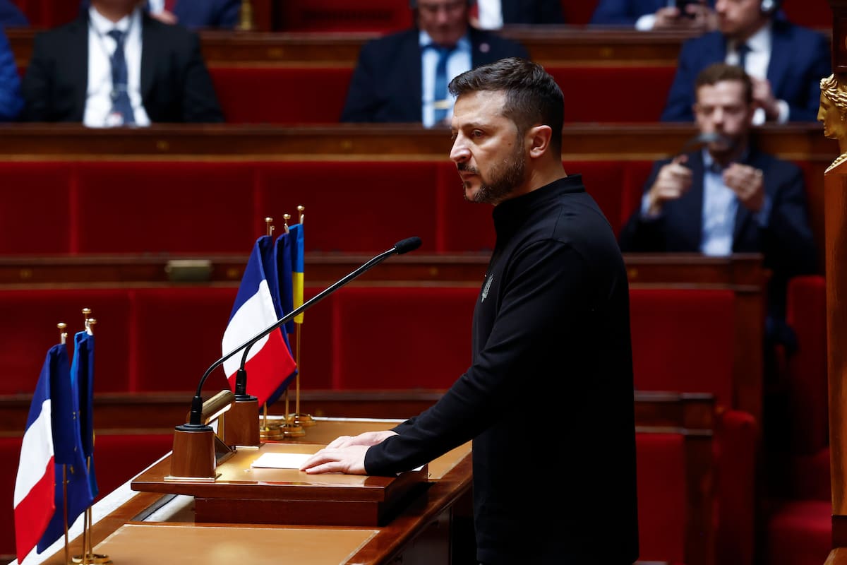 Volodímir Zelenski en Francia: “Europa ya no es un continente de paz”