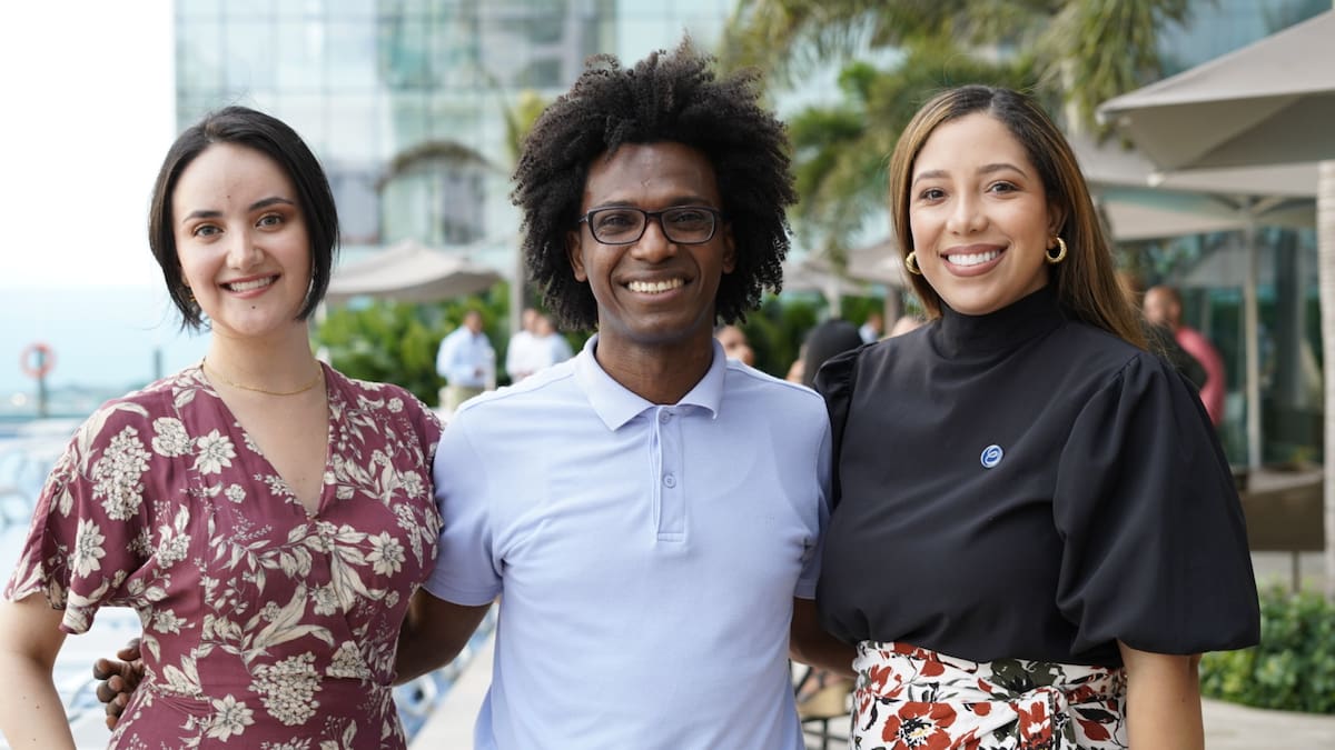 Alejandra Chaparro, Orlando Martínez y Lila Pérez.