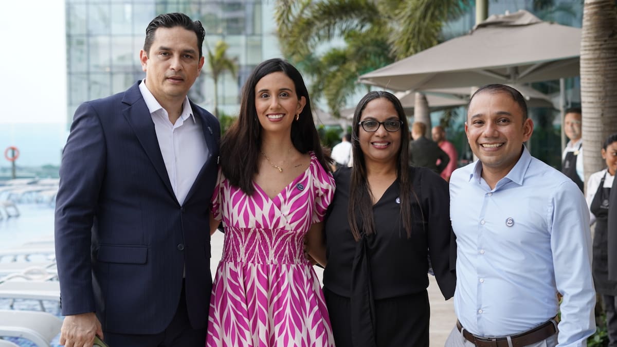 Diego Manrique, Carolina Sarmiento, Ainsley Barboza y Yesid Lezama.