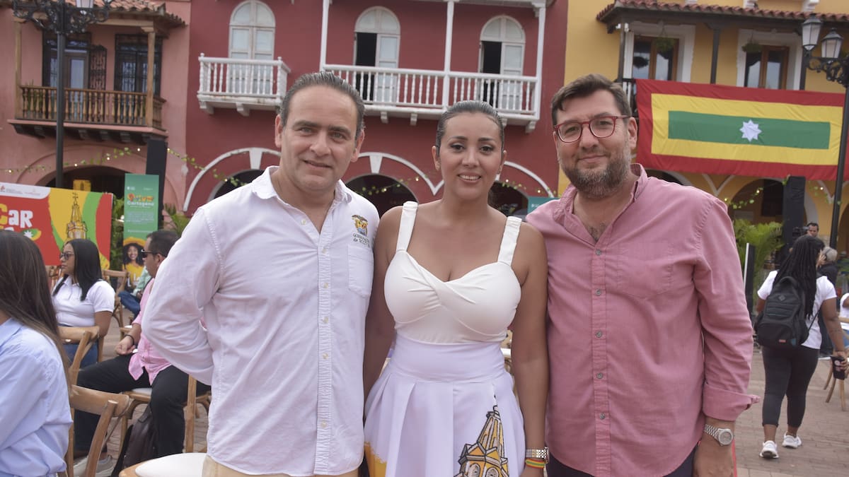 Humberto Barona, Katherine Ballestas y Francisco Vergara.